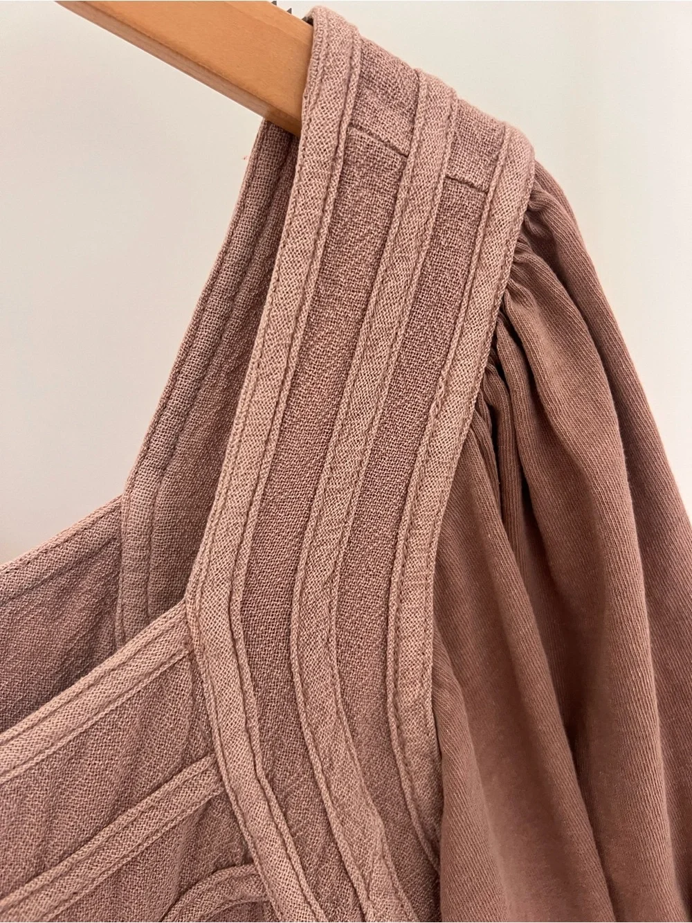 We The Free Blush Mauve Babydoll Blouse